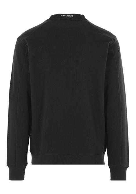 diagonal fleece sweatshirt man black C.P. COMPANY | RCCMSS713A-005086W999